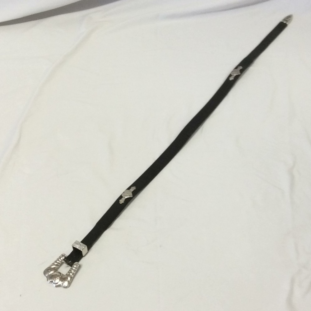 NEW Black Justin Western belt
